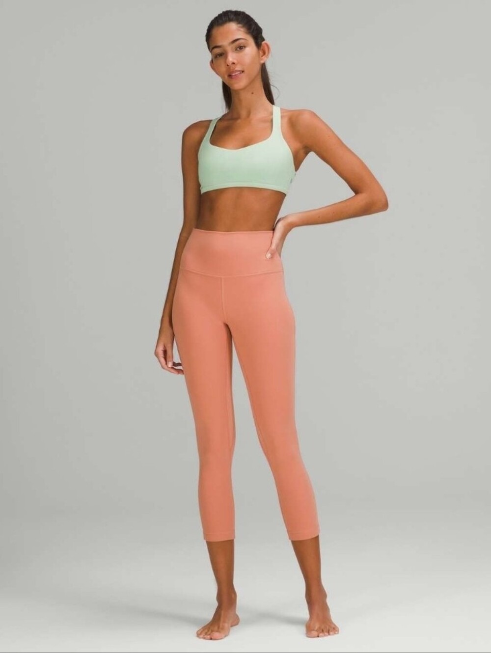 Lululemon Align High-Rise Crop 23" Womens Size 4 Athleisure Activewear Leggings
